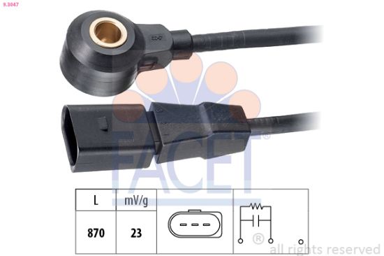 Obrázok Senzor klepania FACET Made in Italy - OE Equivalent 93047