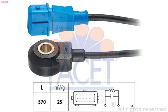 Obrázok Senzor klepania FACET Made in Italy - OE Equivalent 93054