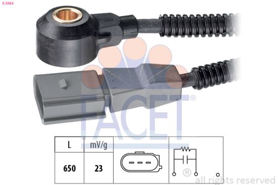 Obrázok Senzor klepania FACET Made in Italy - OE Equivalent 93084