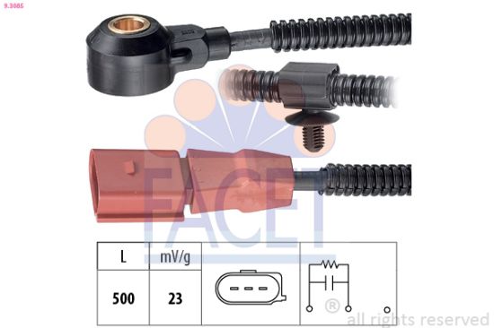 Obrázok Senzor klepania FACET Made in Italy - OE Equivalent 93085