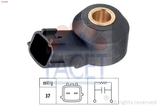 Obrázok Senzor klepania FACET Made in Italy - OE Equivalent 93109