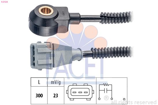 Obrázok Senzor klepania FACET Made in Italy - OE Equivalent 93124