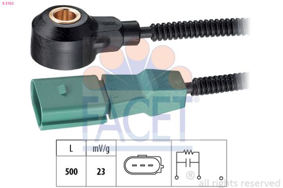 Obrázok Senzor klepania FACET Made in Italy - OE Equivalent 93163