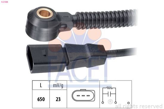 Obrázok Senzor klepania FACET Made in Italy - OE Equivalent 93188
