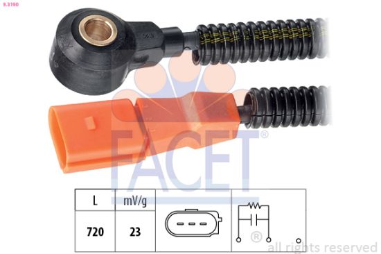 Obrázok Senzor klepania FACET Made in Italy - OE Equivalent 93190