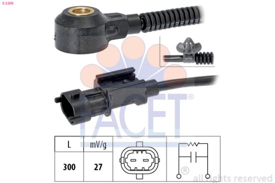 Obrázok Senzor klepania FACET Made in Italy - OE Equivalent 93208