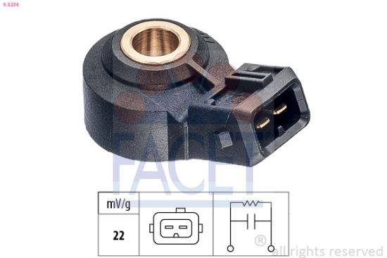 Obrázok Senzor klepania FACET Made in Italy - OE Equivalent 93234