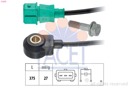 Obrázok Senzor klepania FACET Made in Italy - OE Equivalent 93235