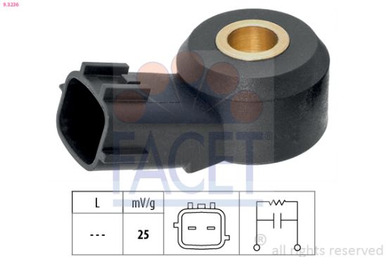 Obrázok Senzor klepania FACET Made in Italy - OE Equivalent 93236