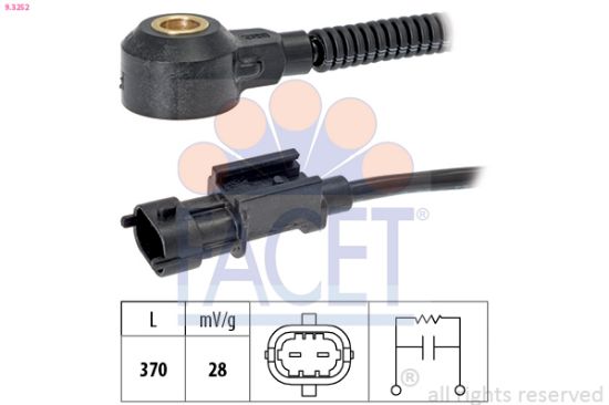 Obrázok Senzor klepania FACET Made in Italy - OE Equivalent 93252