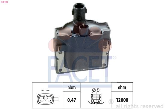 Obrázok Zapaľovacia cievka FACET Made in Italy - OE Equivalent 96101