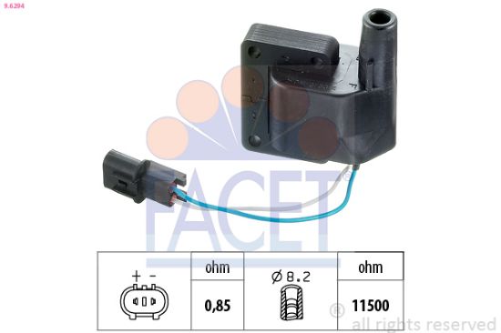 Obrázok Zapaľovacia cievka FACET Made in Italy - OE Equivalent 96294