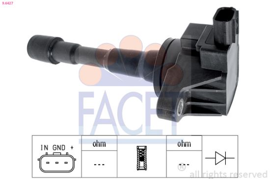 Obrázok Zapaľovacia cievka FACET OE Equivalent 96427