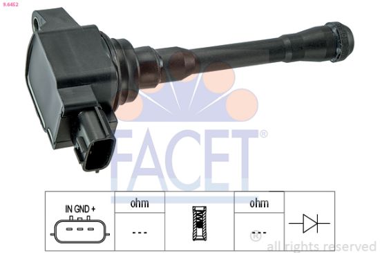 Obrázok Zapaľovacia cievka FACET OE Equivalent 96452