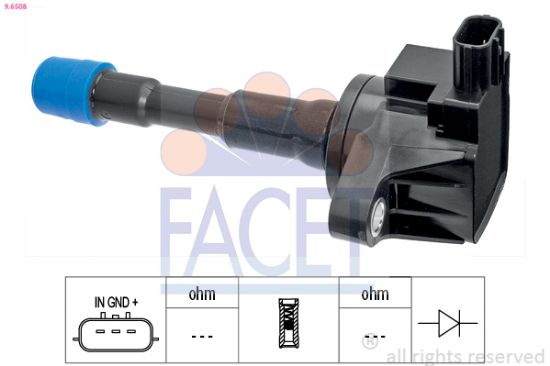 Obrázok Zapaľovacia cievka FACET OE Equivalent 96508