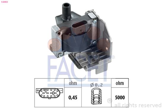 Obrázok Jednotka zapaľovacích cievok FACET Made in Italy - OE Equivalent 98003