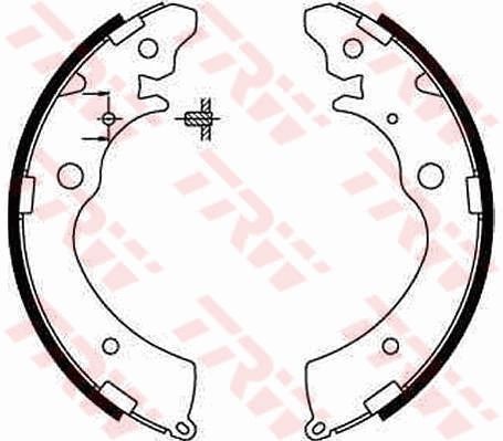 Obrázok Sada brzdových čeľustí TRW  GS8559