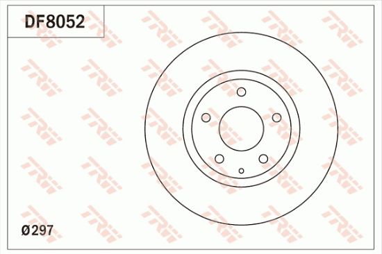 Obrázok Brzdový kotúč TRW  DF8052