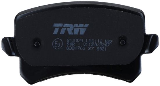 Obrázok Sada brzdových platničiek kotúčovej brzdy TRW COTEC GDB1763