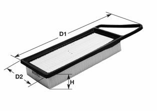 Obrázok Vzduchový filter CLEAN FILTERS  MA1193