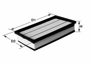 Obrázok Vzduchový filter CLEAN FILTERS  MA1140