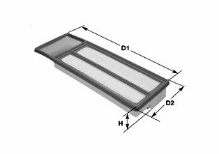 Obrázok Vzduchový filter CLEAN FILTERS  MA3071