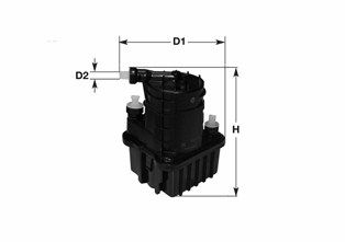Obrázok Palivový filter CLEAN FILTERS  MGC1689