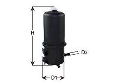 Obrázok Palivový filter CLEAN FILTERS  MGC1698