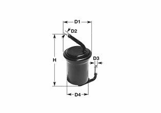 Obrázok Palivový filter CLEAN FILTERS  MBNA1508