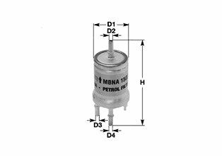 Obrázok Palivový filter CLEAN FILTERS  MBNA1556
