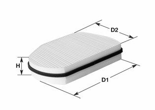 Obrázok Filter vnútorného priestoru CLEAN FILTERS  NC2066