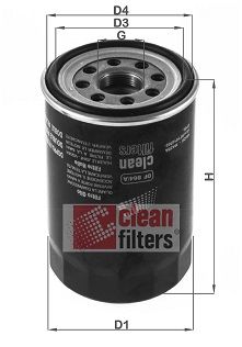 Obrázok Olejový filter CLEAN FILTERS  DF864A