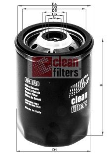 Obrázok Palivový filter CLEAN FILTERS  DN253