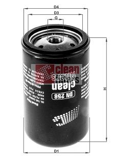 Obrázok Palivový filter CLEAN FILTERS  DN256