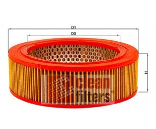 Obrázok Vzduchový filter CLEAN FILTERS  MA178