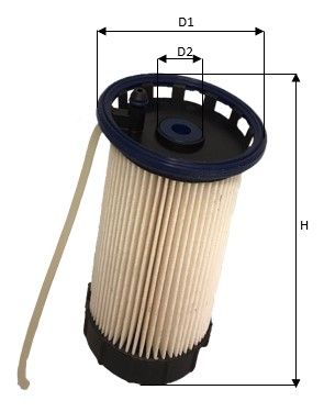 Obrázok Palivový filter CLEAN FILTERS  MG3621