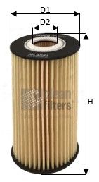 Obrázok Olejový filter CLEAN FILTERS  ML4581
