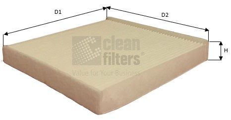 Obrázok Filter vnútorného priestoru CLEAN FILTERS  NC2422