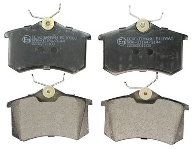 Obrázok Sada brzdových platničiek kotúčovej brzdy DENCKERMANN  B110860
