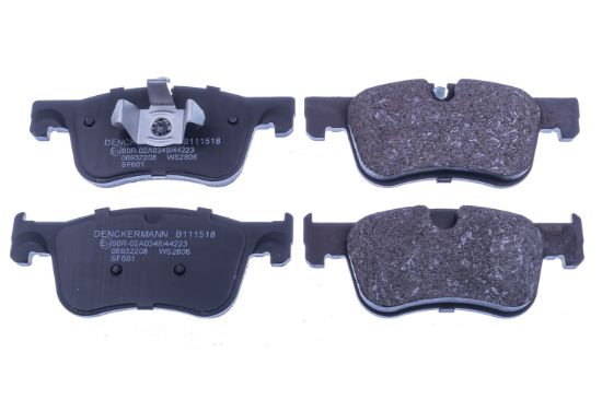 Obrázok Sada brzdových platničiek kotúčovej brzdy DENCKERMANN  B111518