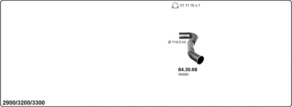 Obrázok Výfukový systém IMASAF  516000002