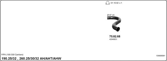 Obrázok Výfukový systém IMASAF  539000091