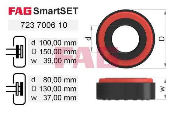 Obrázok Lożisko kolesa - opravná sada FAG  SmartSET 723700610