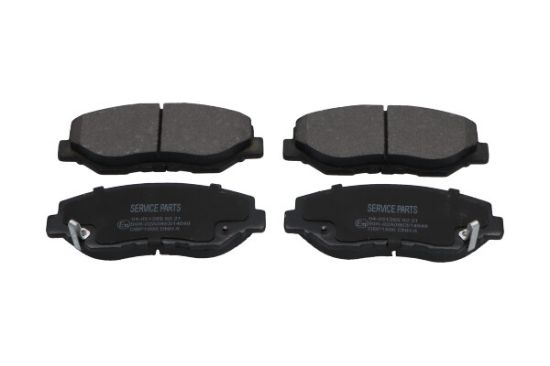 Obrázok Sada brzdových platničiek kotúčovej brzdy KAVO PARTS   |  KBP2034