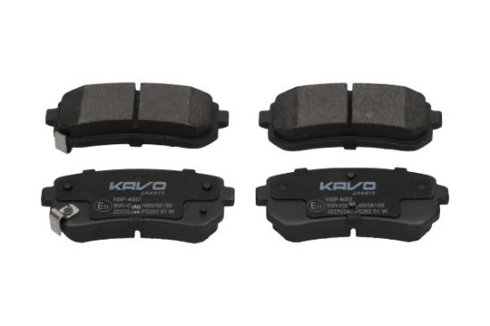 Obrázok Sada brzdových platničiek kotúčovej brzdy KAVO PARTS   |  KBP4007