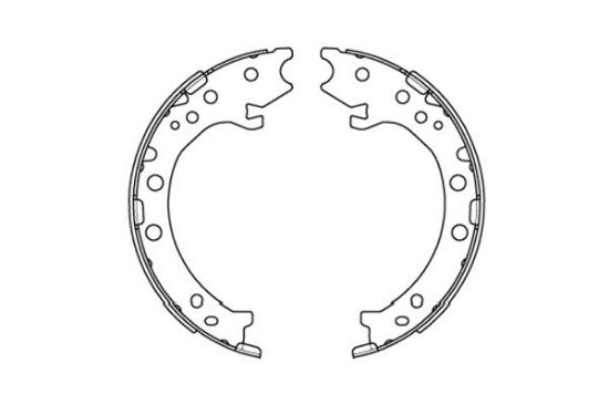 Obrázok Sada brzdových čeľustí KAVO PARTS   |  KBS2903
