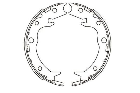 Obrázok Sada brzdových čeľustí KAVO PARTS   |  KBS2908