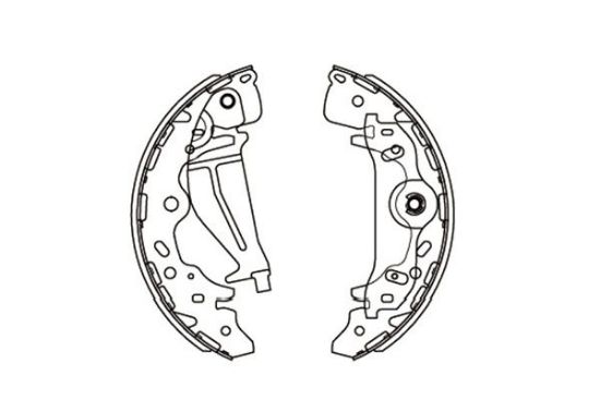 Obrázok Sada brzdových čeľustí KAVO PARTS   |  KBS3405