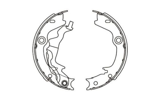 Obrázok Sada brzdových čeľustí KAVO PARTS   |  KBS3416