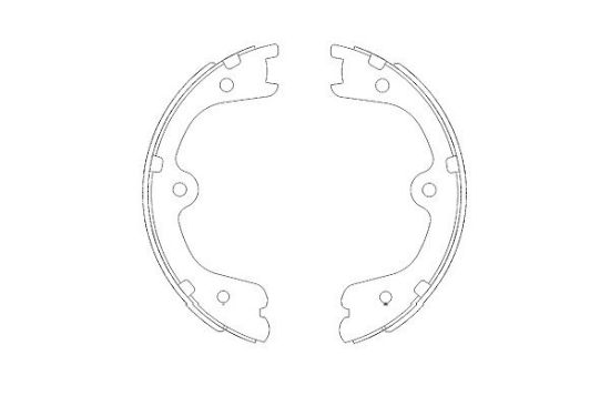 Obrázok Sada brzdových čeľustí KAVO PARTS   |  KBS7404